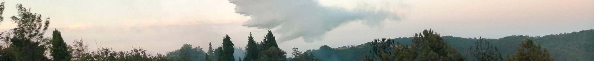 Grosso Incendio a Monte San Pietro