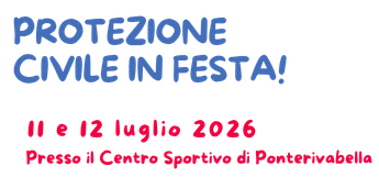 Banner protezione civile in Festa 2026